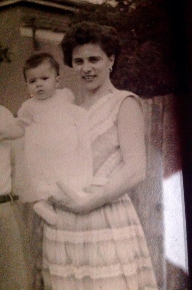 Mum and me as baby